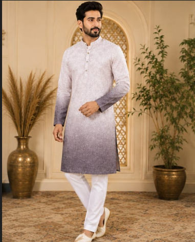 Men's Premium Ethnic Kurta – Festive & Wedding Wear