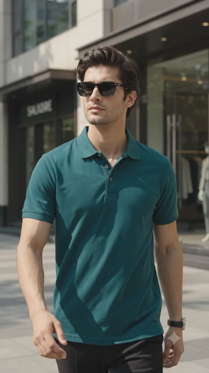 SUTRA WEAR Pack of 5 Premium Polo T-Shirts for Men